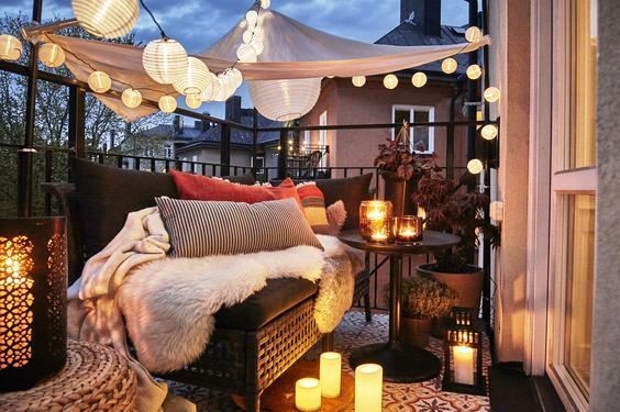 alt="decoração de inverno - iluminação"